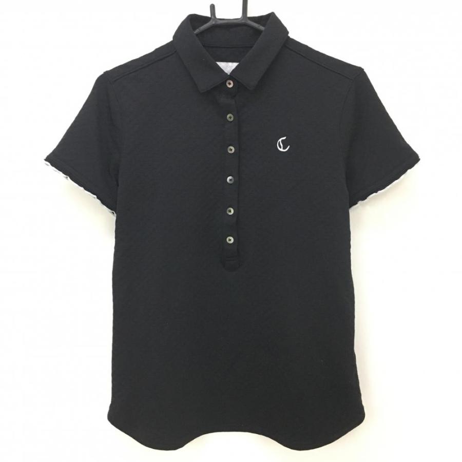Callaway ブラック ドット柄 ポロシャツ 4L（メンズゴルフウェア 長袖 