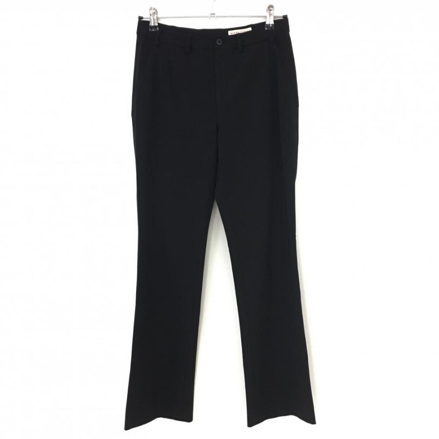 ミエコウエサコ ストレッチパンツ 黒 テントウ虫 レディース 40(M