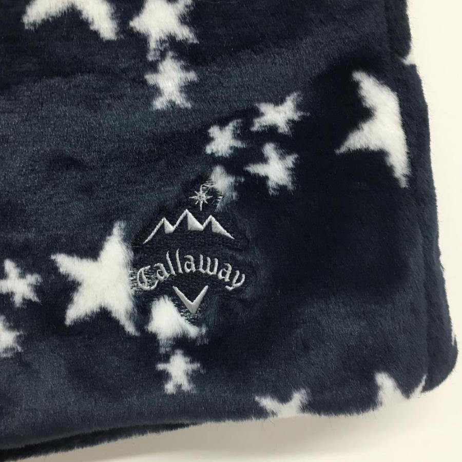 Callaway（キャロウェイ） スカート ネイビー×白 星柄 フェイクファー