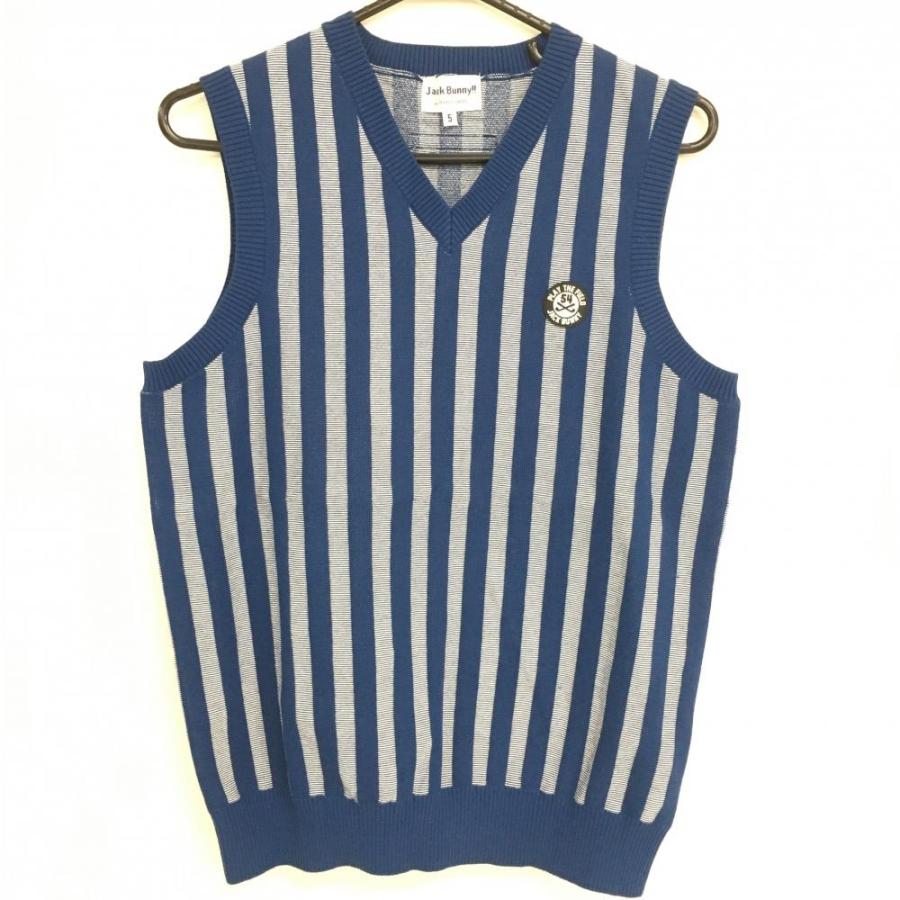 Jack Bunny!! 中綿 ベスト ネイビー サイズ4 ジャックバニー ウェア