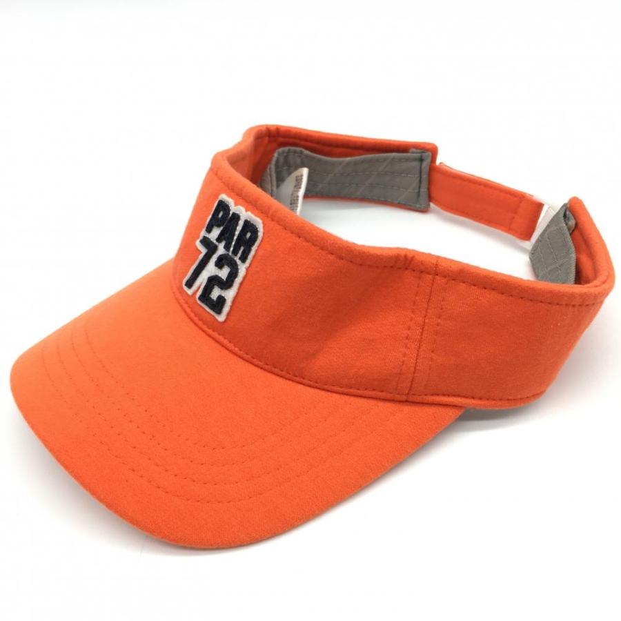 PAR72 パーセッタンタドゥエ サンバイザー オレンジ×ダークネイビー