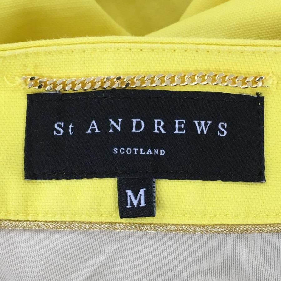 St ANDREWS セントアンドリュース スカート イエロー 花柄 立体