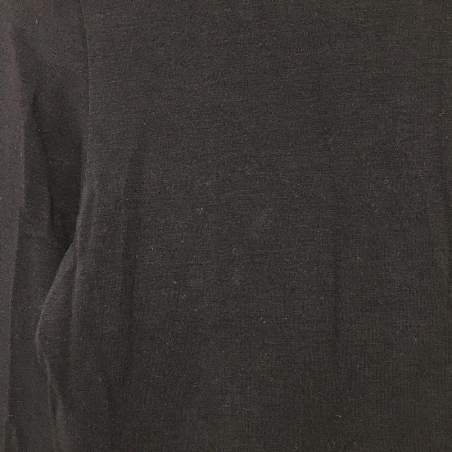 Russeluno（ラッセルノ） 長袖ハイネックシャツ 黒×ピンク 表微起毛