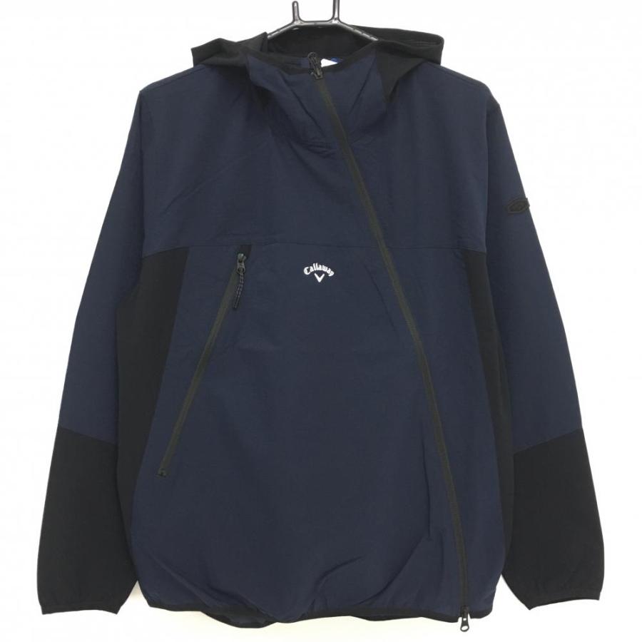 Callaway（キャロウェイ） ジップパーカー ネイビー×黒 8WAYストレッチ