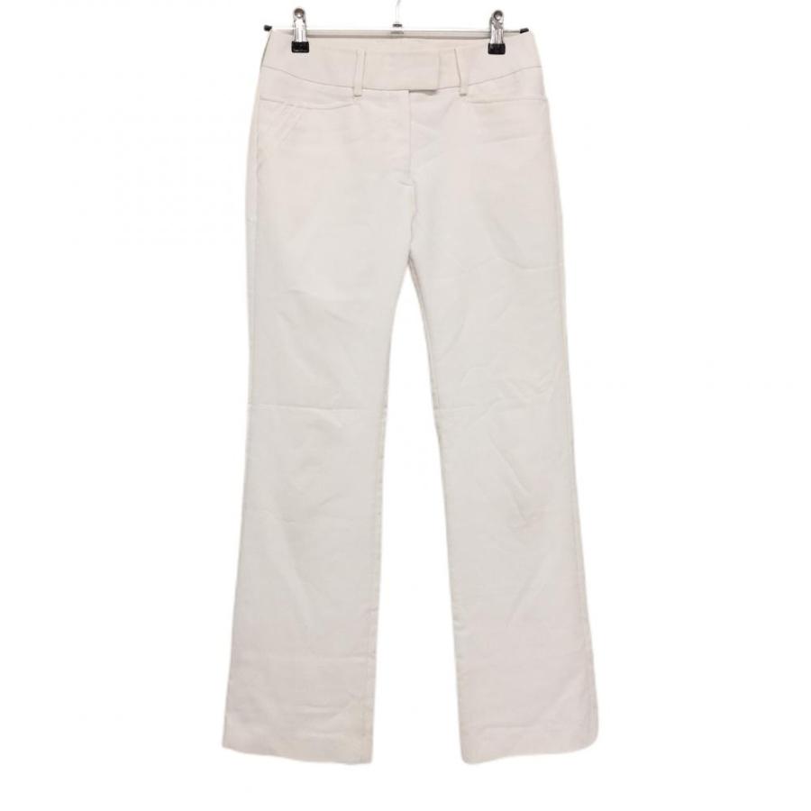 adidas（アディダス） パンツ 白 ポケット上3ライン 無地 レディース S