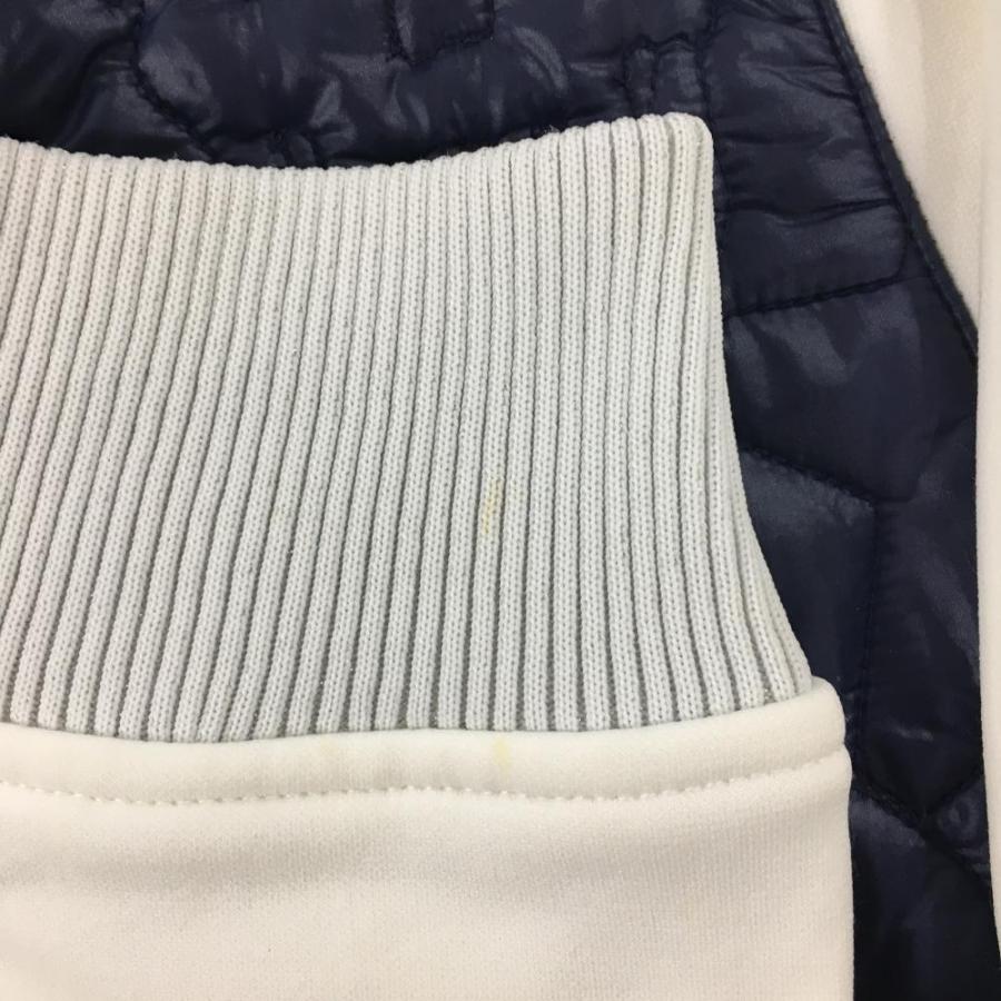 美品】マークアンドロナ 中綿スニード ネイビー×袖 星柄・スカル