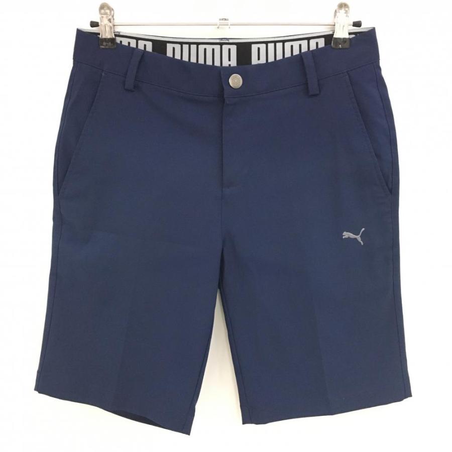 PUMA GOLF/プーマ ゴルフ ハーフパンツ【ネイビー/XL】新品！ PUMA（プーマ） 【美品】プーマ ハーフパンツ ネイビー シンプル ロゴ