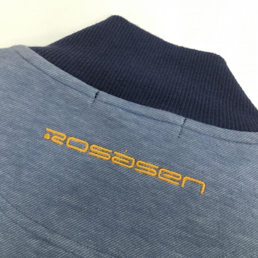 Rosasen（ロサーセン） アウターベスト ライトブルー×ネイビー ダブル