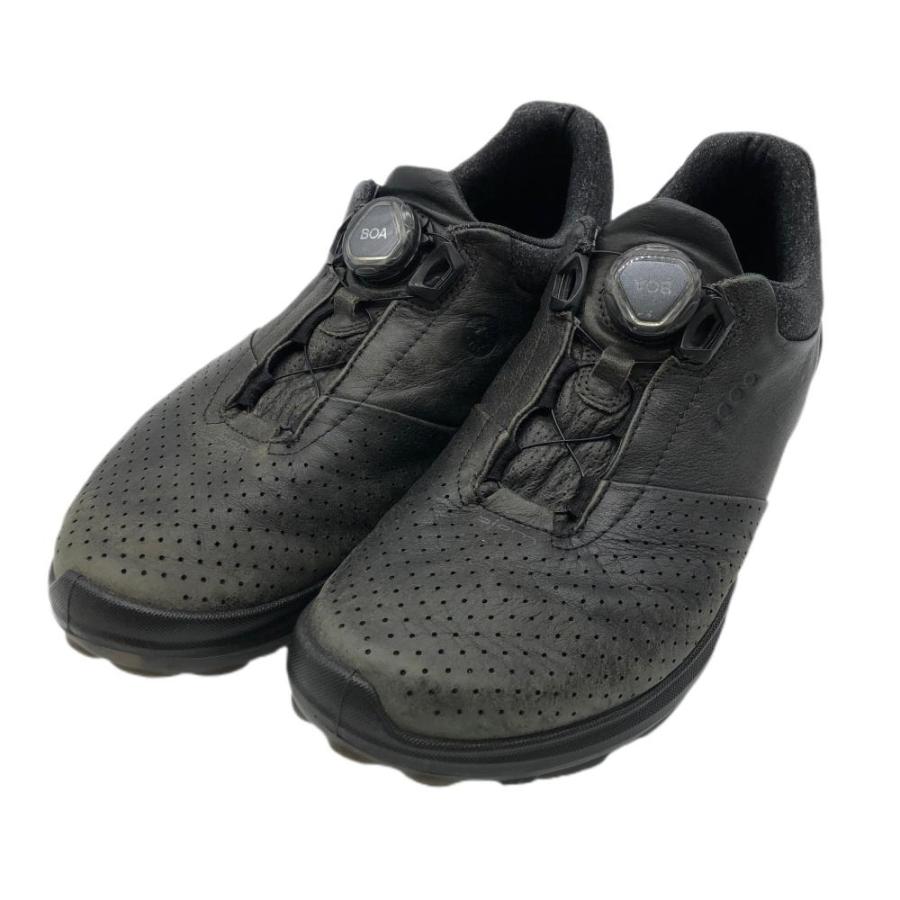 エコー ゴルフシューズ 黒系 GORE-TEX スパイクレス biom natural 