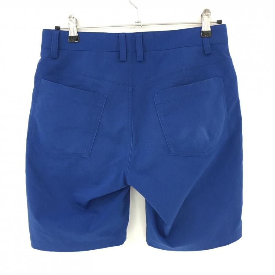 PUMA（プーマ） ハーフパンツ ブルー ロゴ刺しゅう メンズ 76 ゴルフ