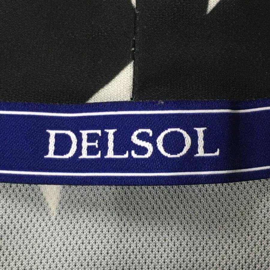 【超美品】デルソル 半袖ハイネックシャツ 黒×白 星柄  レディース M ゴルフウェア DELSOL｜reonard｜04