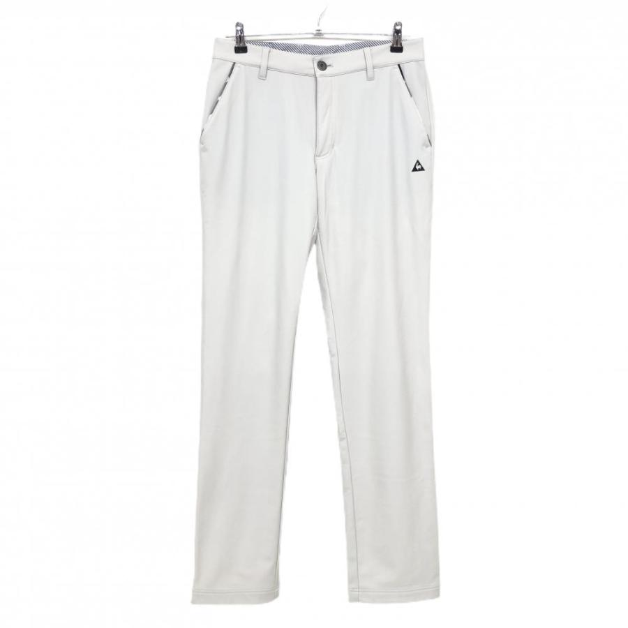 ルコック パンツ オフホワイト 裏起毛 ポケット口チェック メンズ 79