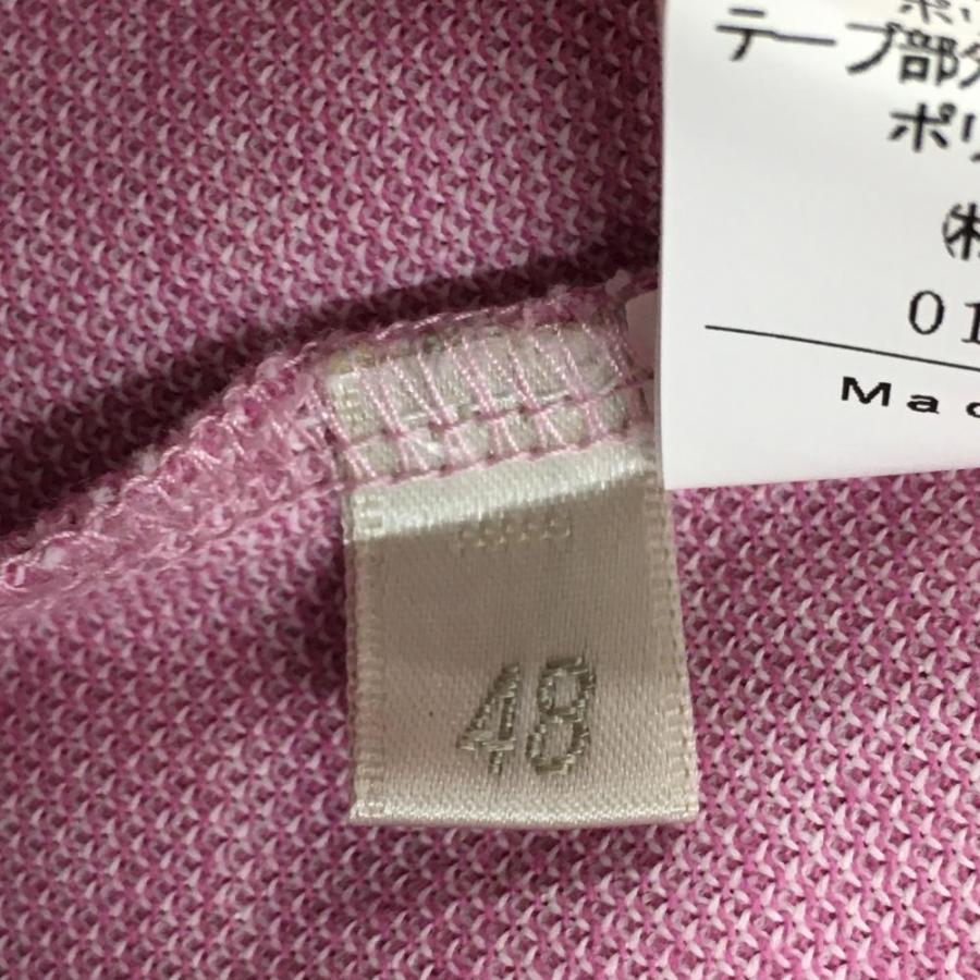 adabat（アダバット） 半袖ポロシャツ ピンク 織生地 メンズ 48(L