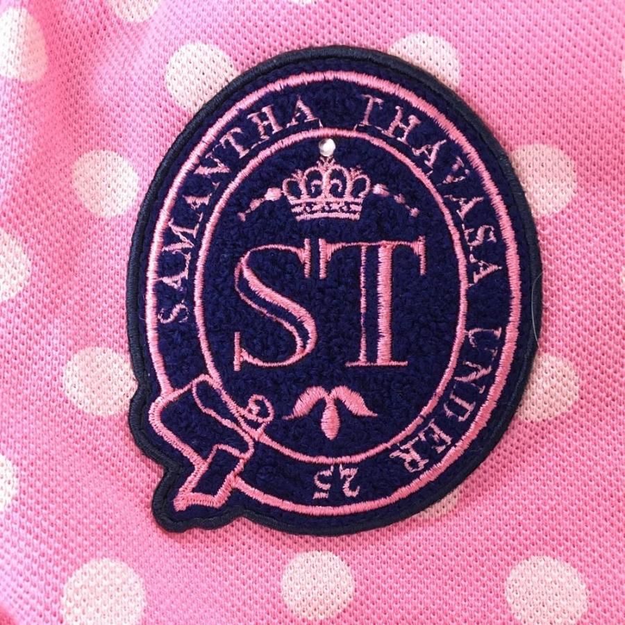 【新品未使用】Samantha Thavasa ピンク ワンピース ゴルフウェア STマルチプリントポロワンピース(36(S) ピンク): Samantha