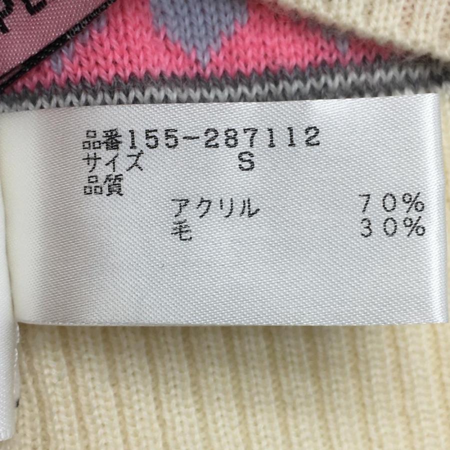 超美品】バービーゴルフbyパーリーゲイツ ニット帽 白×ピンク ハート柄