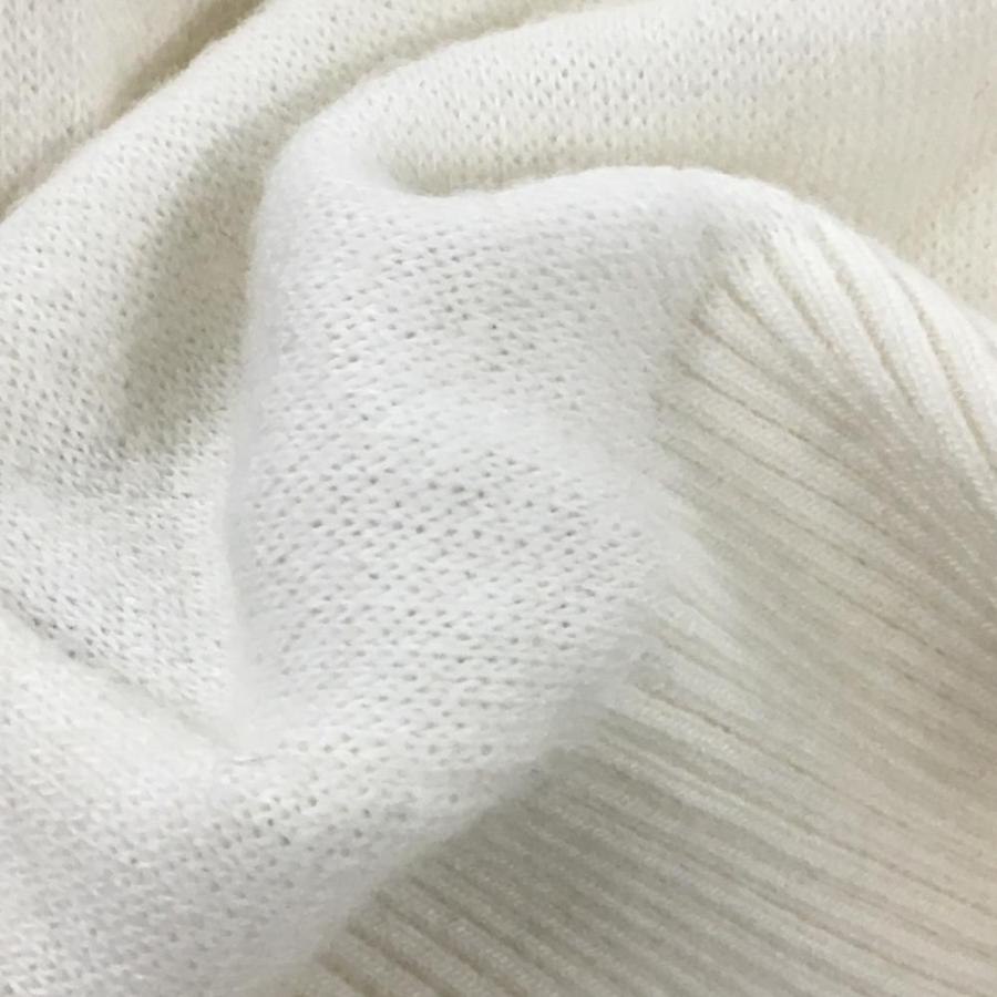 美品】ニューバランスゴルフ セーター 白×ネイビー 袖ライン ロゴ