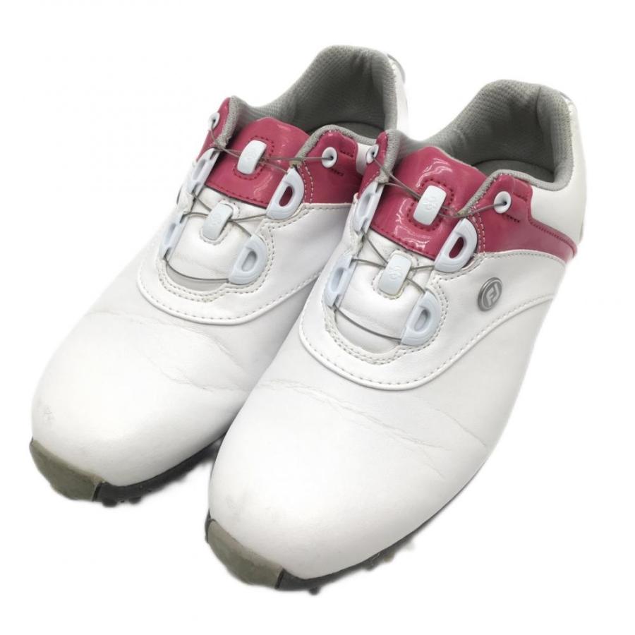 FootJoy（フットジョイ） ゴルフシューズ 白×ピンク 97158J BOA