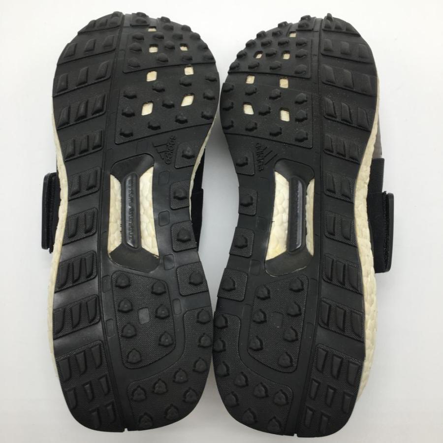 美品】アディダス ゴルフシューズ 黒×白 F33733 クロスニット2.0