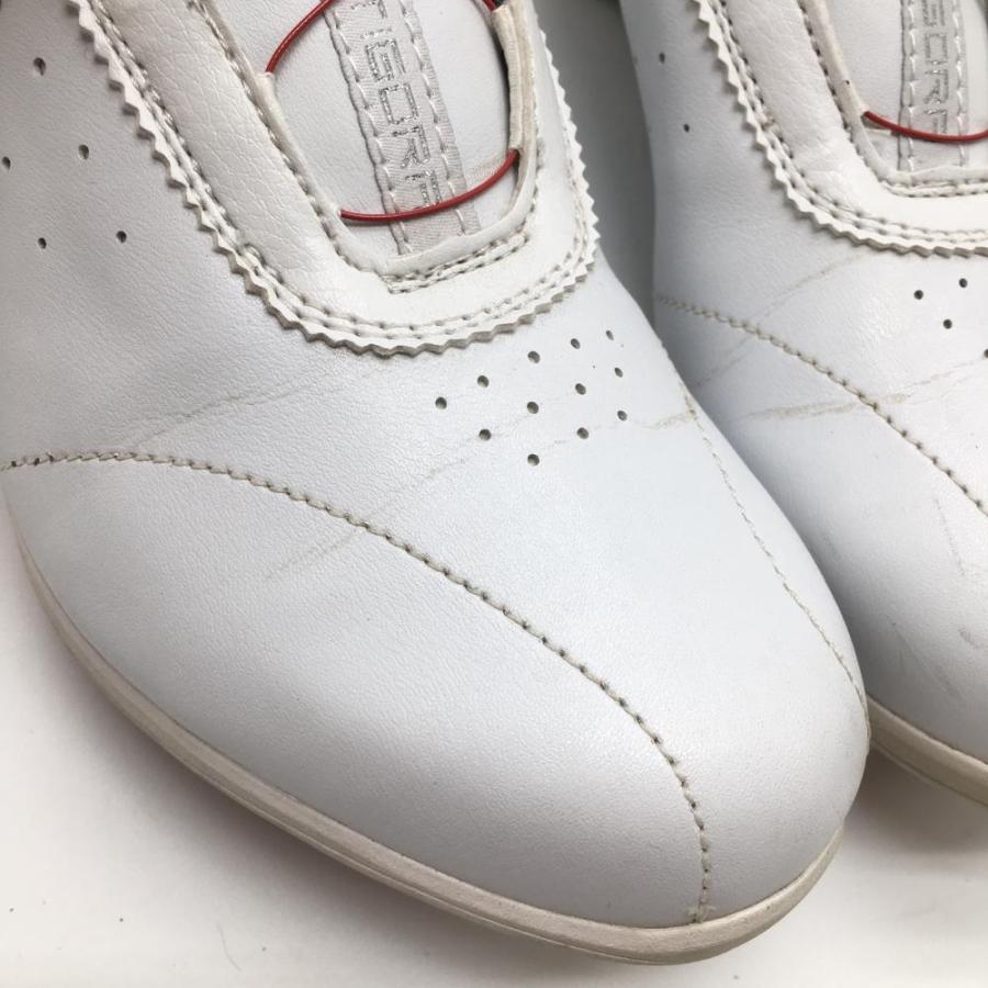 TIGORA ホワイト ゴルフシューズ　新品未使用品　24.5 ティゴラ ゴルフシューズ 白×ネイビー TR-0S2041 BOA スパイク