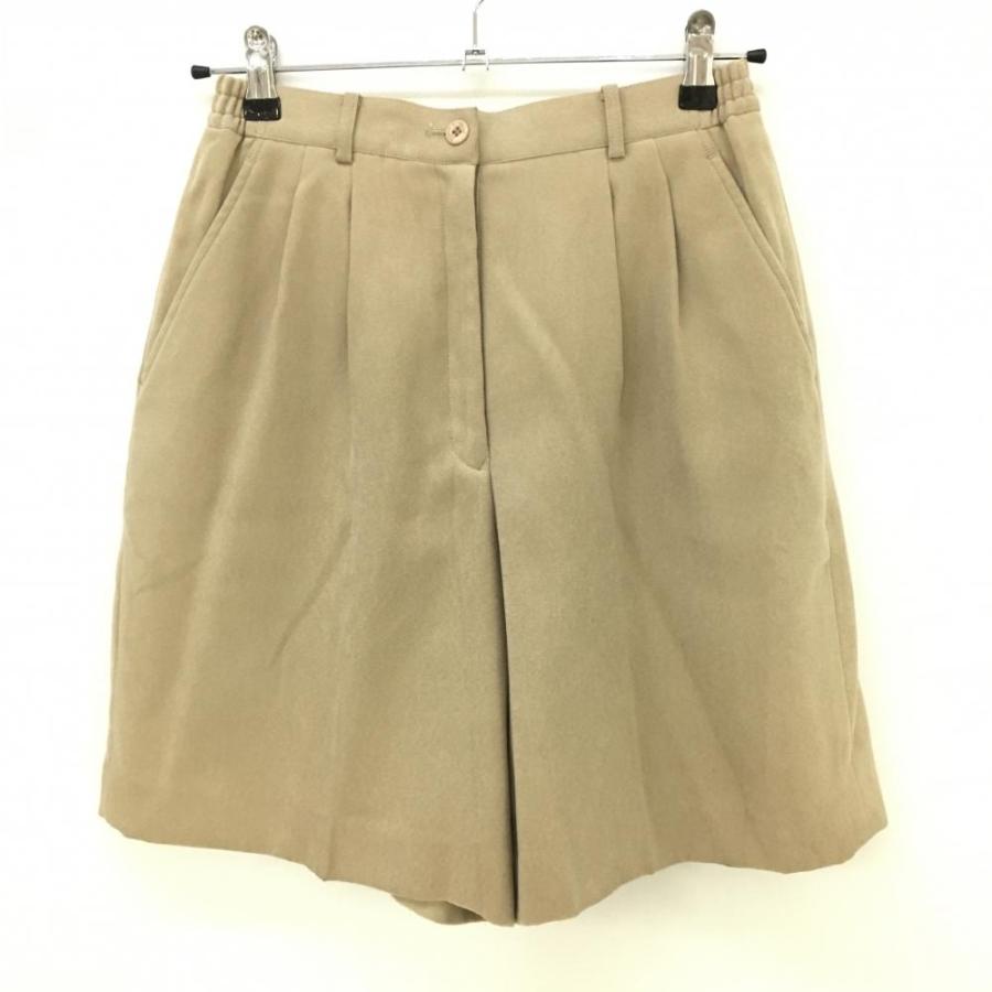 ブラックアンドホワイト キュロットスカート ベージュ シンプル