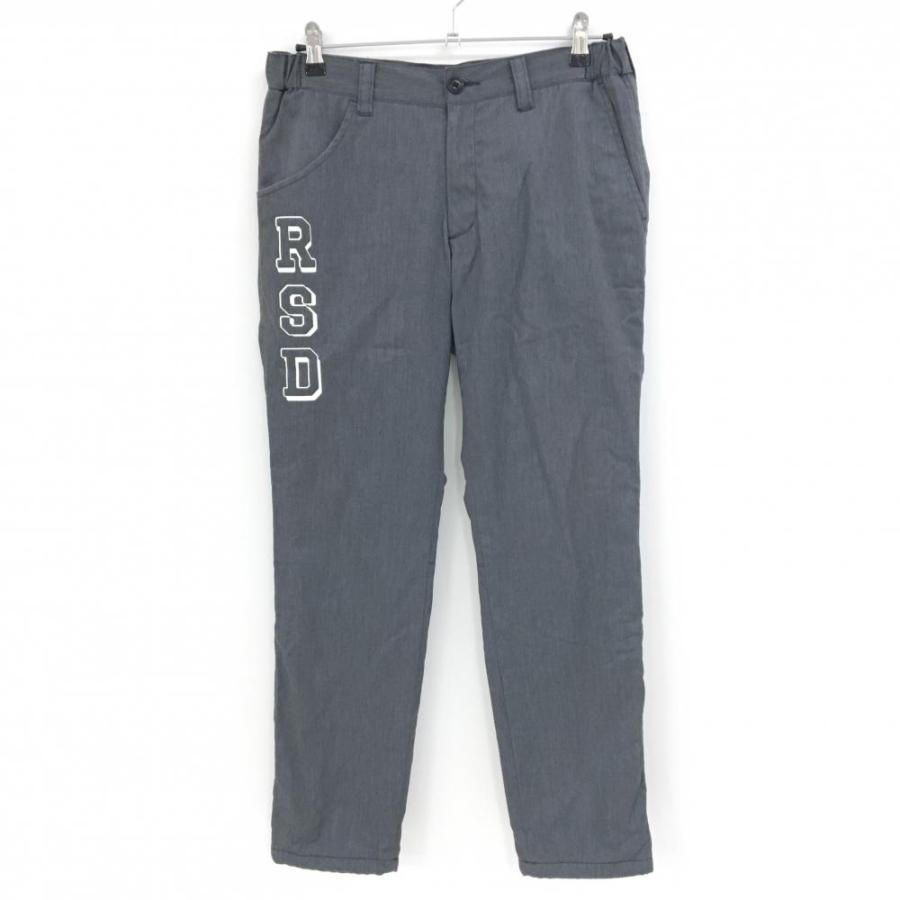 ラフアンドスウェル 裏起毛パンツ グレー 厚手 ドローコード メンズ S  