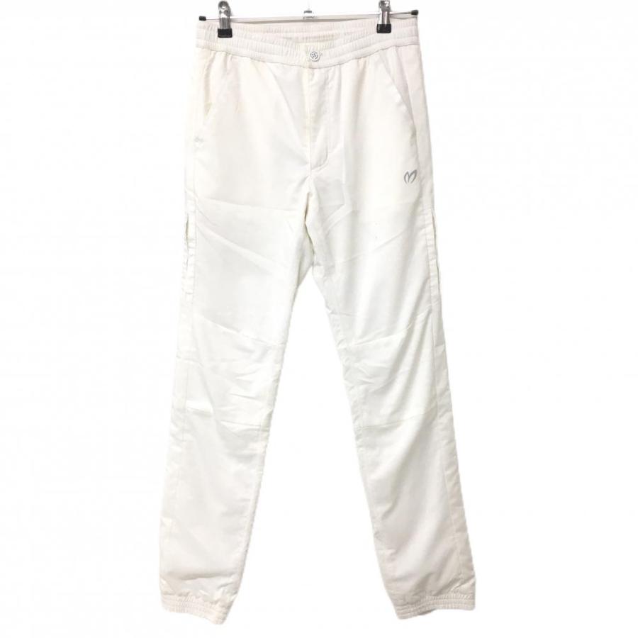 マスターバニー ジョガーパンツ 白 裏地・サイド一部メッシュ ウエスト  