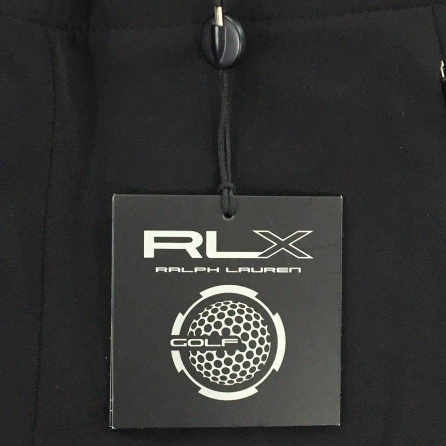 新品】RLX ラルフローレン ストレッチパンツ 黒 後ろウエスト 新品】RLX ラルフローレン ストレッチパンツ 黒 後ろウエスト