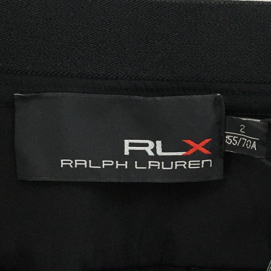 新品】RLX ラルフローレン ストレッチパンツ 黒 後ろウエスト 新品】RLX ラルフローレン ストレッチパンツ 黒 後ろウエスト