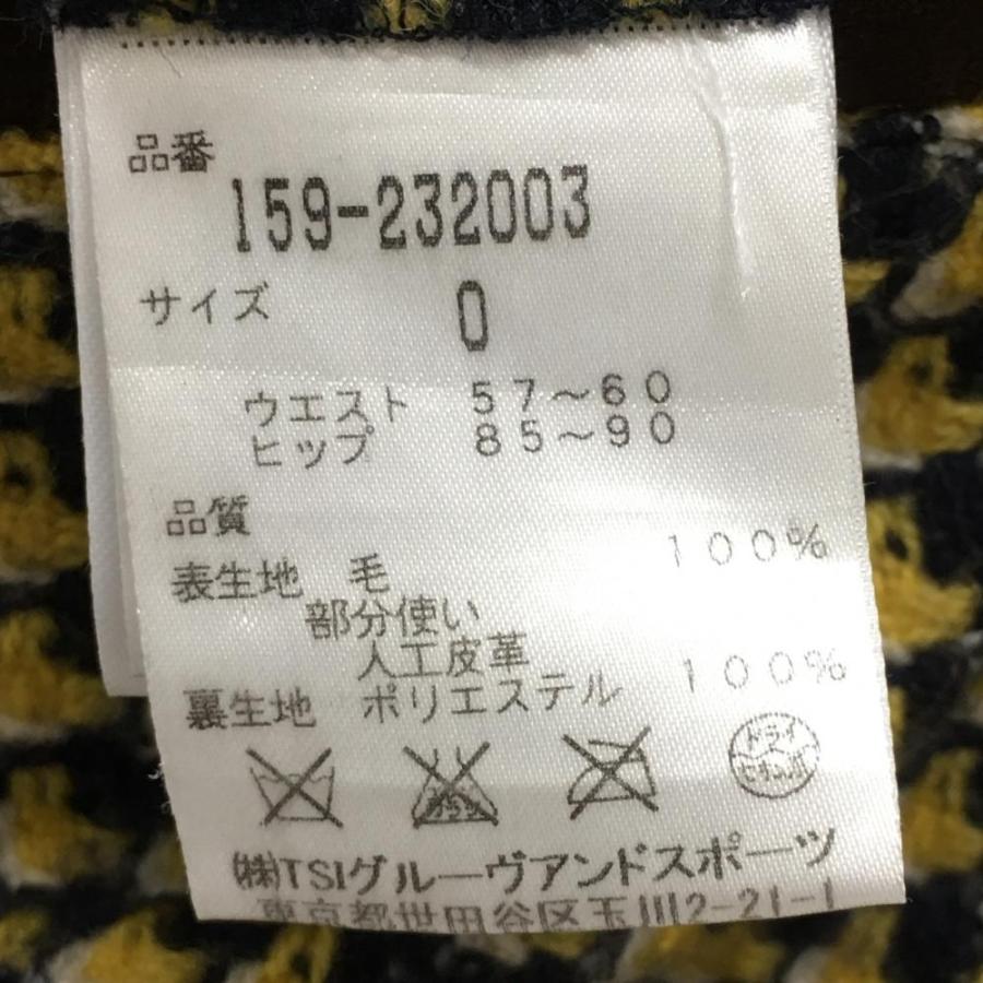 美品】マスターバニー ショートパンツ イエロー×ネイビー 千鳥格子風 