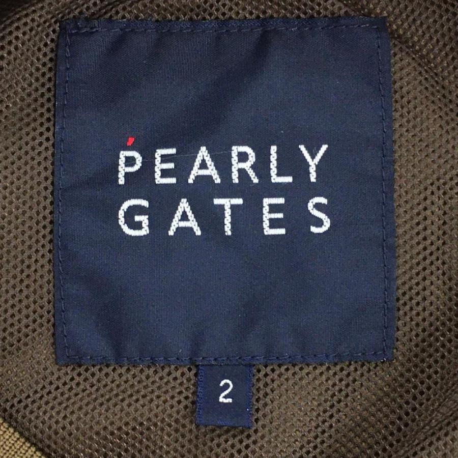 PEARLY GATES パーリーゲイツ スニード ブラウン×白 肩ライン PEARLY GATES パーリーゲイツ スニード ブラウン×白 肩ライン