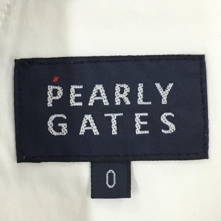 PEARLY GATES（パーリーゲイツ） パンツ ブルー×白 ボトル柄 コットン
