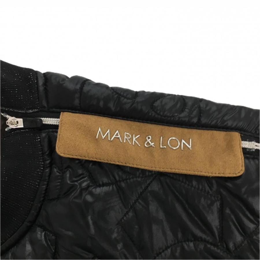 MARK&LONA（マークアンドロナ） 中綿切替ブルゾン 黒×ブラウン メンズ