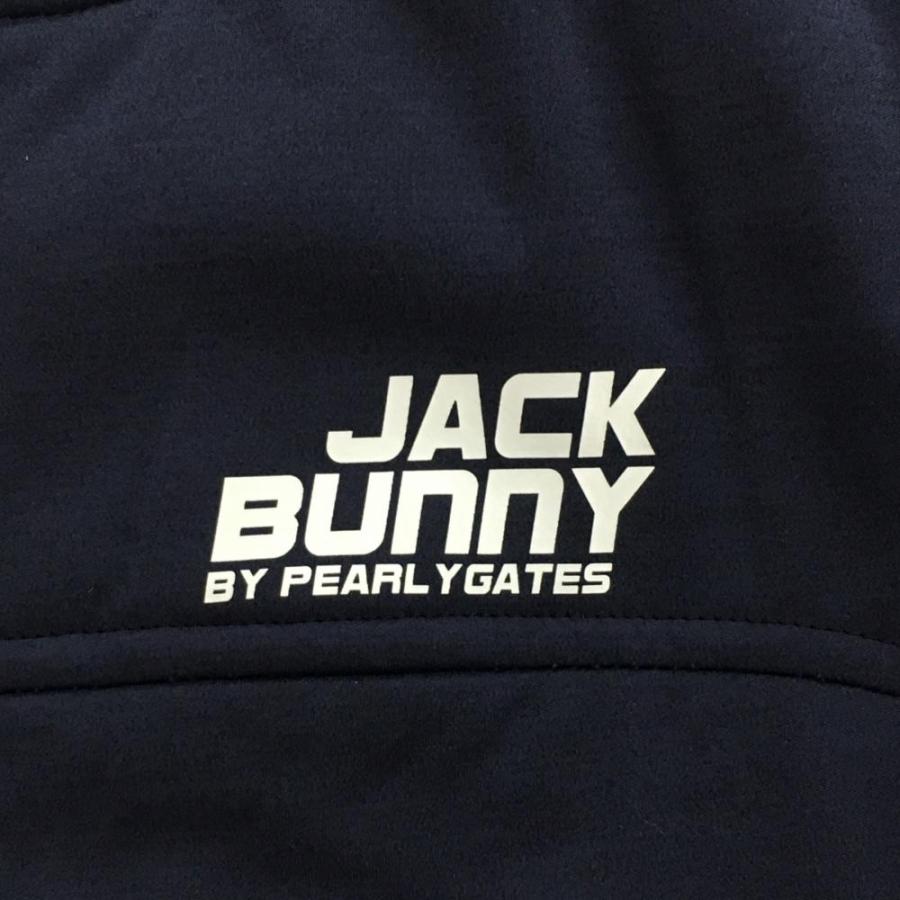 Jack Bunny!!（ジャックバニー） 中綿ジャケット ネイビー×白 蓄熱裏地