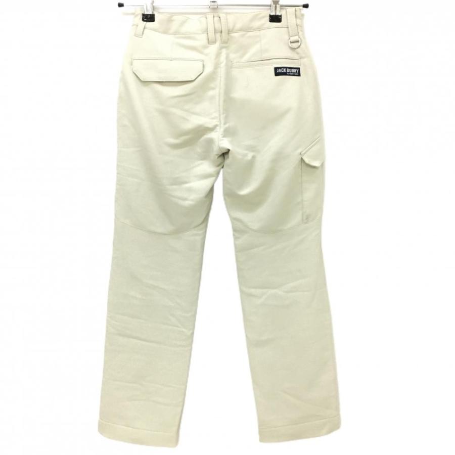 ジャックバニー ゴルフパンツ ベージュ 1 美品】ジャックバニー パンツ ベージュ チェック 蓄熱裏地 ジュニア