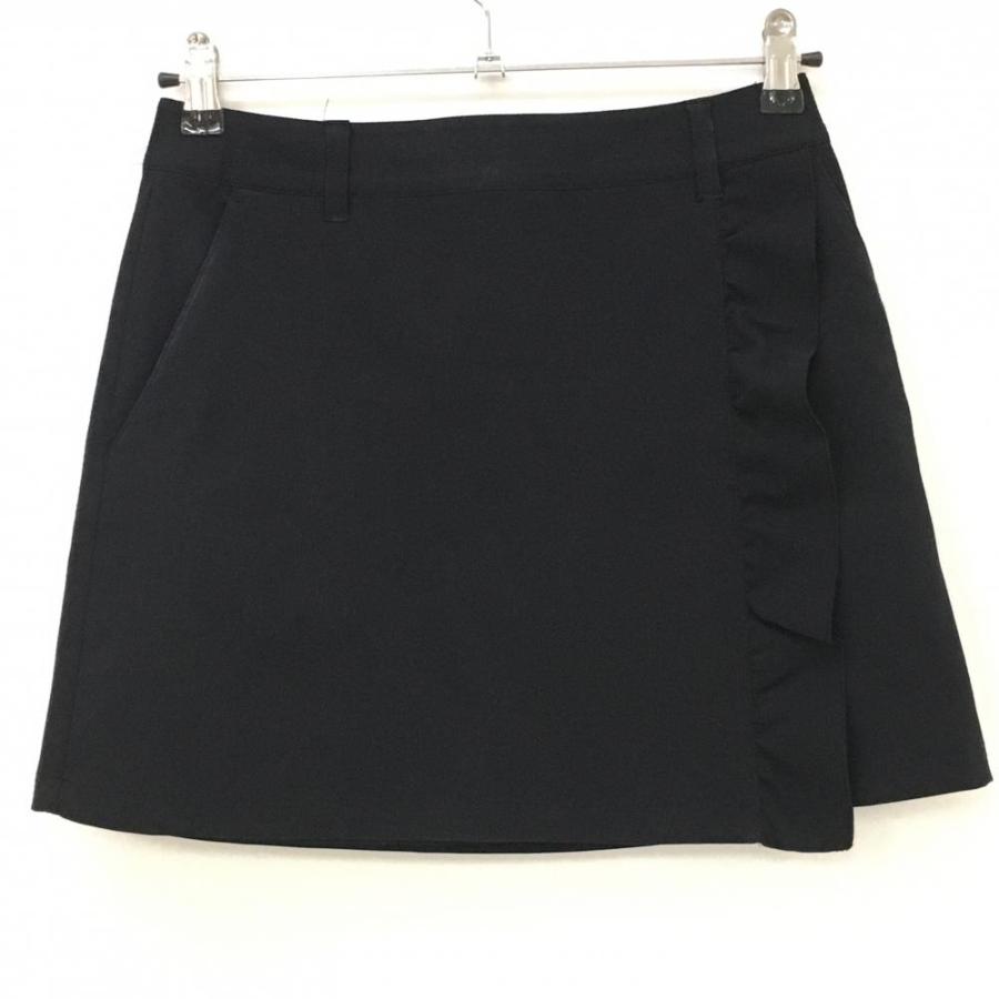 St ANDREWS セントアンドリュース スカート 黒 巻きスカート風フリル