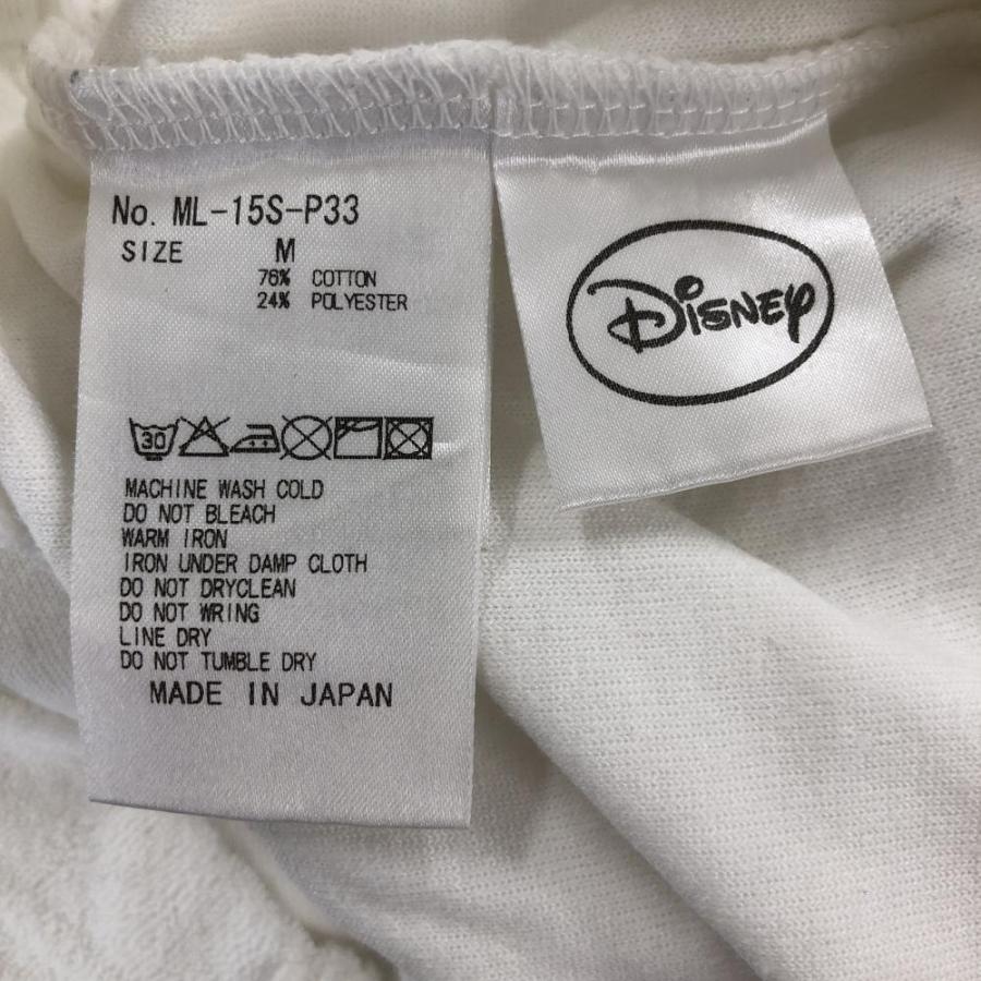 MARK&LONA マークアンドロナ×Disney 半袖ポロシャツ 白 パイル地 MARK&LONA マークアンドロナ×Disney 半袖ポロシャツ 白 パイル地