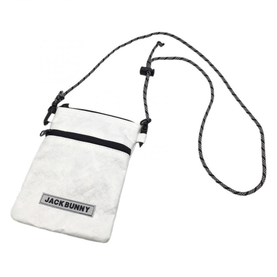 未使用品】ジャックバニー サコッシュ ショルダーバッグ 白×黒 未使用品】ジャックバニー サコッシュ ショルダーバッグ 白×黒