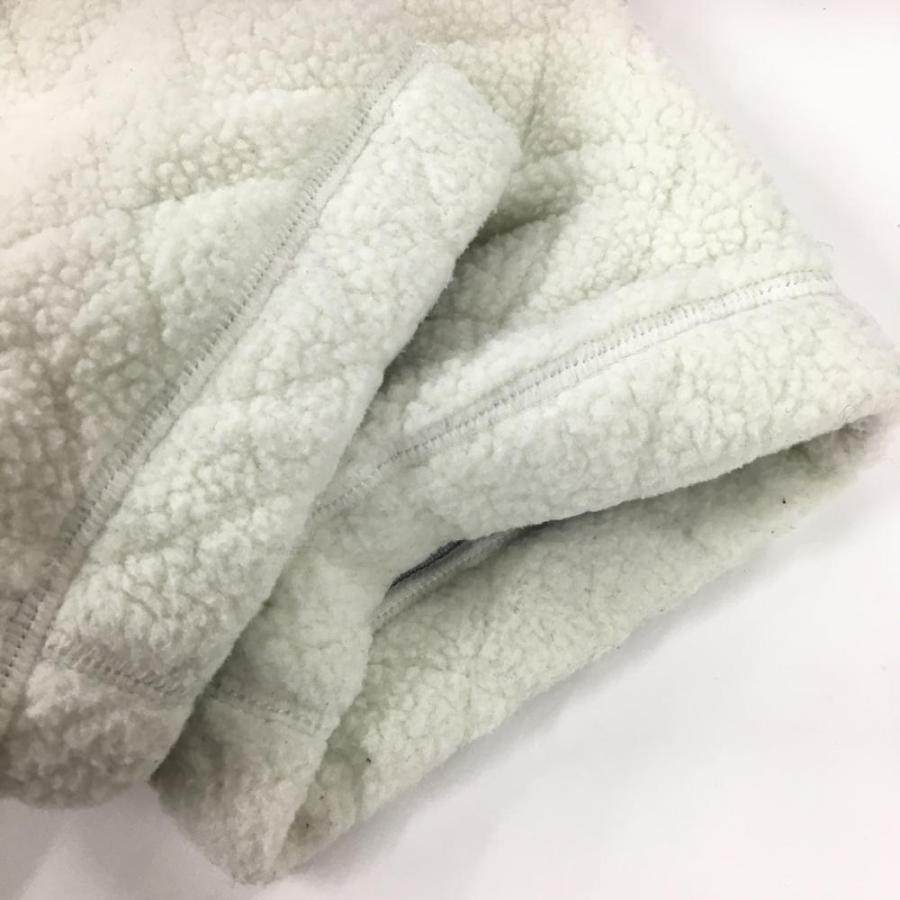 超美品】パーリーゲイツ 中綿ボアパンツ 白 ギザギザキルティング
