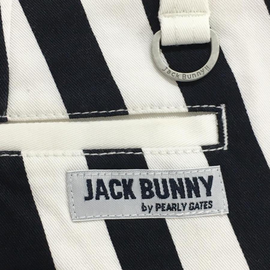 Jack Bunny!!（ジャックバニー） パンツ 白×黒 ストライプ柄 バック