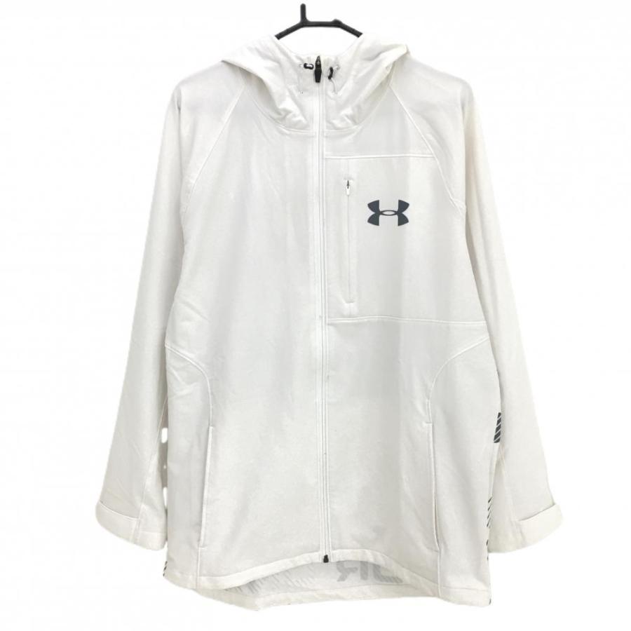 Hiro、Under Armour フルジップパーカー ホワイト 大きいサイズ メンズ UNDER ARMOUR (アンダーアーマー) 日本規格