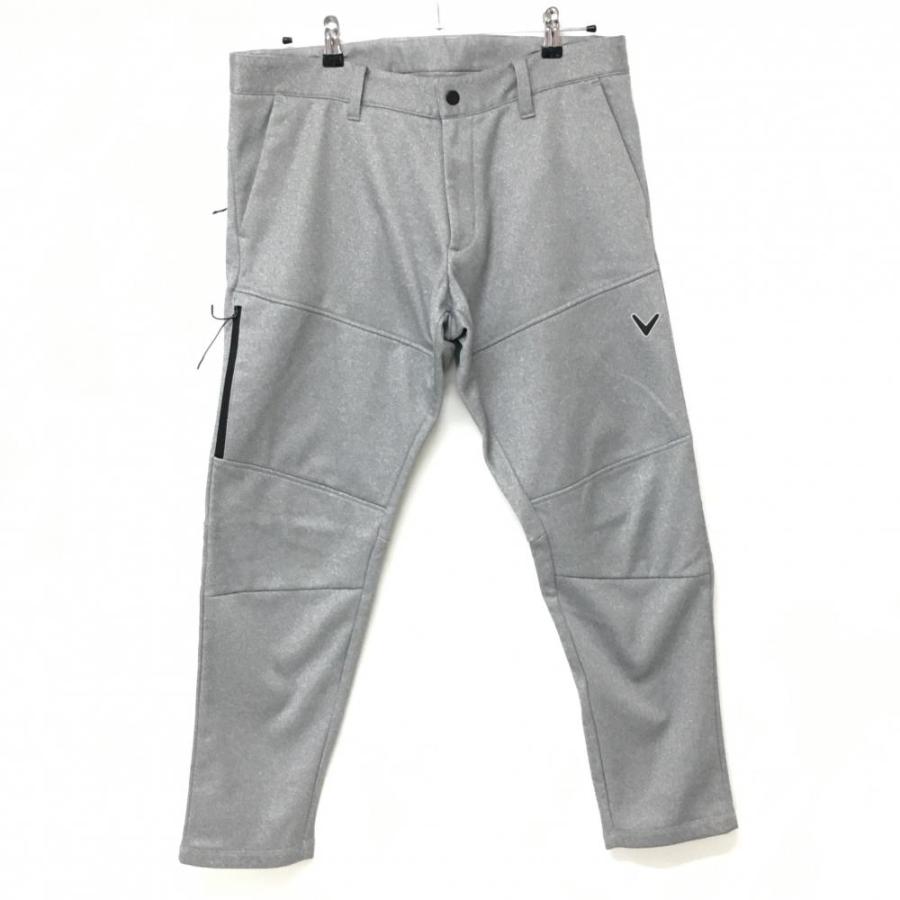 キャロウェイ パンツ 杢グレー 裏起毛 ストレッチ メンズ 3L ゴルフ