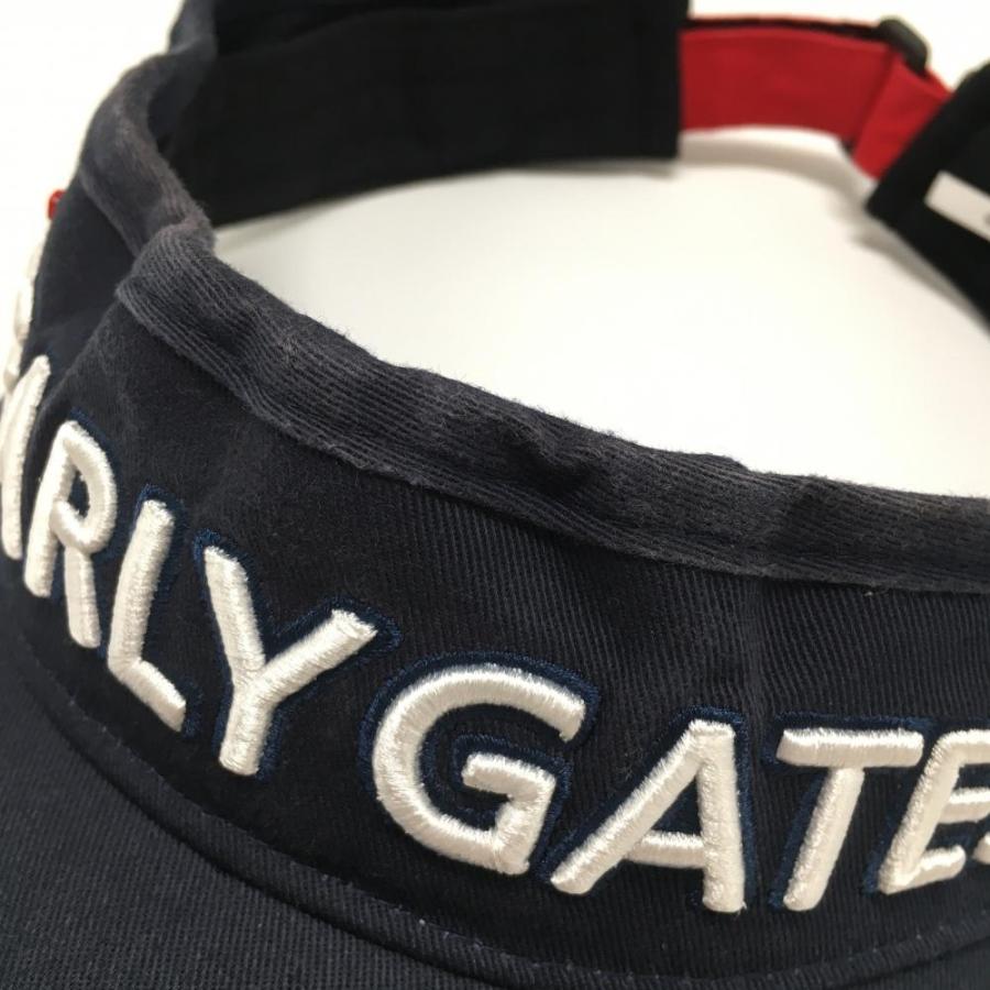 PEARLY GATES（パーリーゲイツ） サンバイザー ネイビー×白 ベア