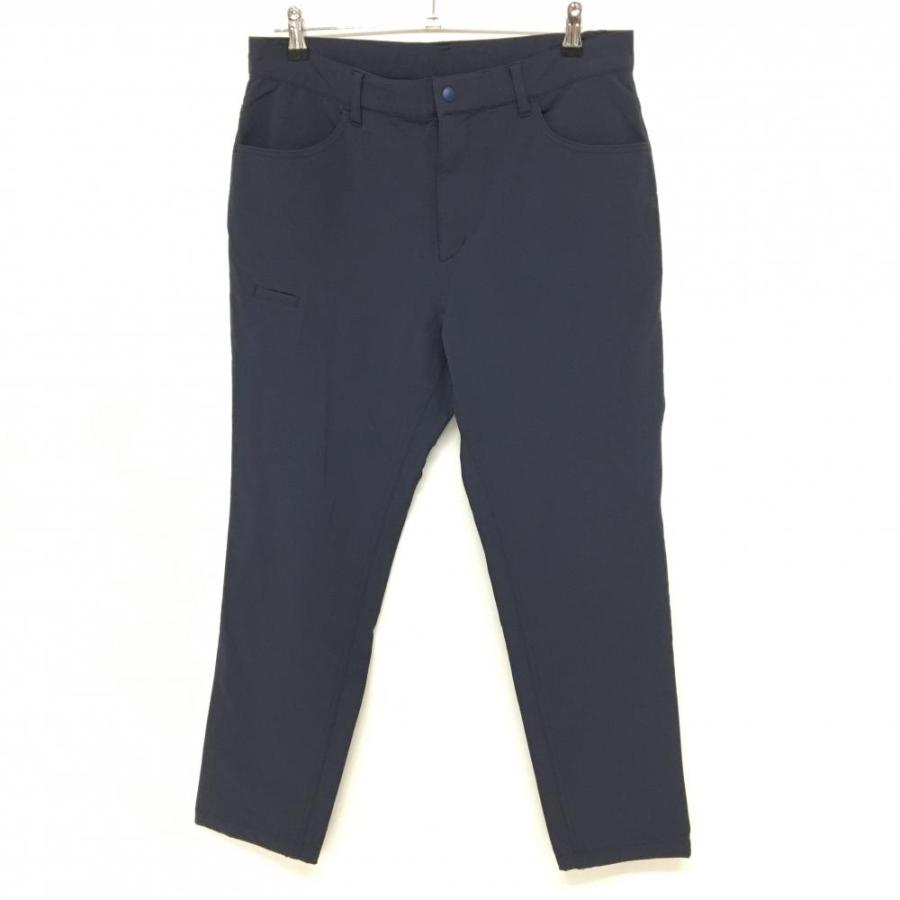 BEAMSGOLF - 【美品】ビームスゴルフ パンツ ネイビー 無地 ロゴ刺しゅう メンズ L ゴルフウェア BEAMS GOLF ビームスゴルフ パンツ ネイビー バックロゴ刺しゅう 裏起毛 メンズ L
