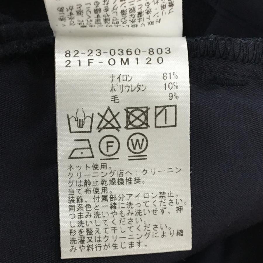 ビームスゴルフ パンツ ネイビー バックロゴ刺しゅう 裏起毛 メンズ L
