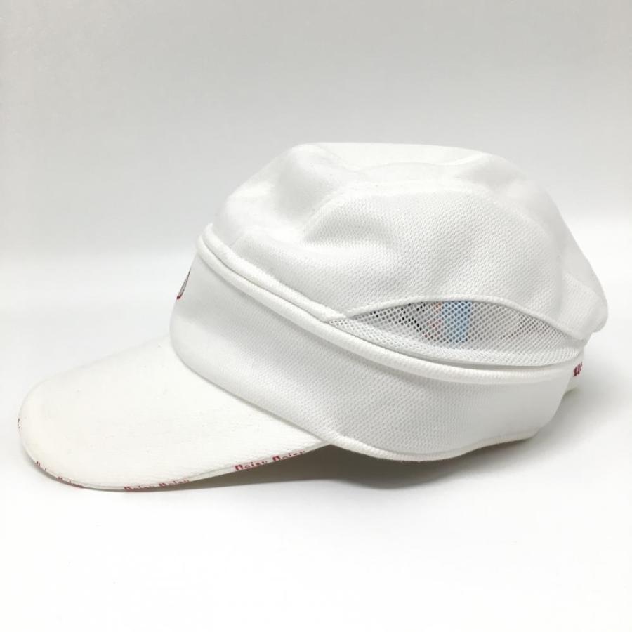 新品】ミエコウエサコ 2WAYキャップ 白×レッド 吸汗速乾 一部 新品】ミエコウエサコ 2WAYキャップ 白×レッド 吸汗速乾 一部