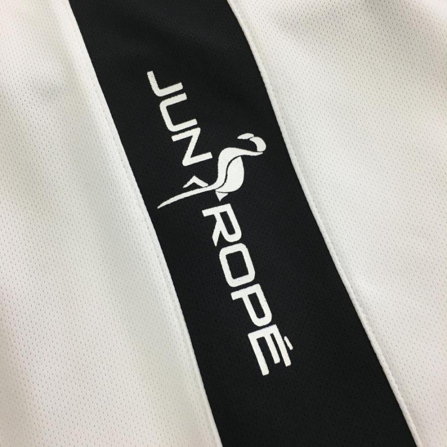 JUN&ROPE'（ジュンアンドロペ） ノースリーブワンピース 白 背面ライン