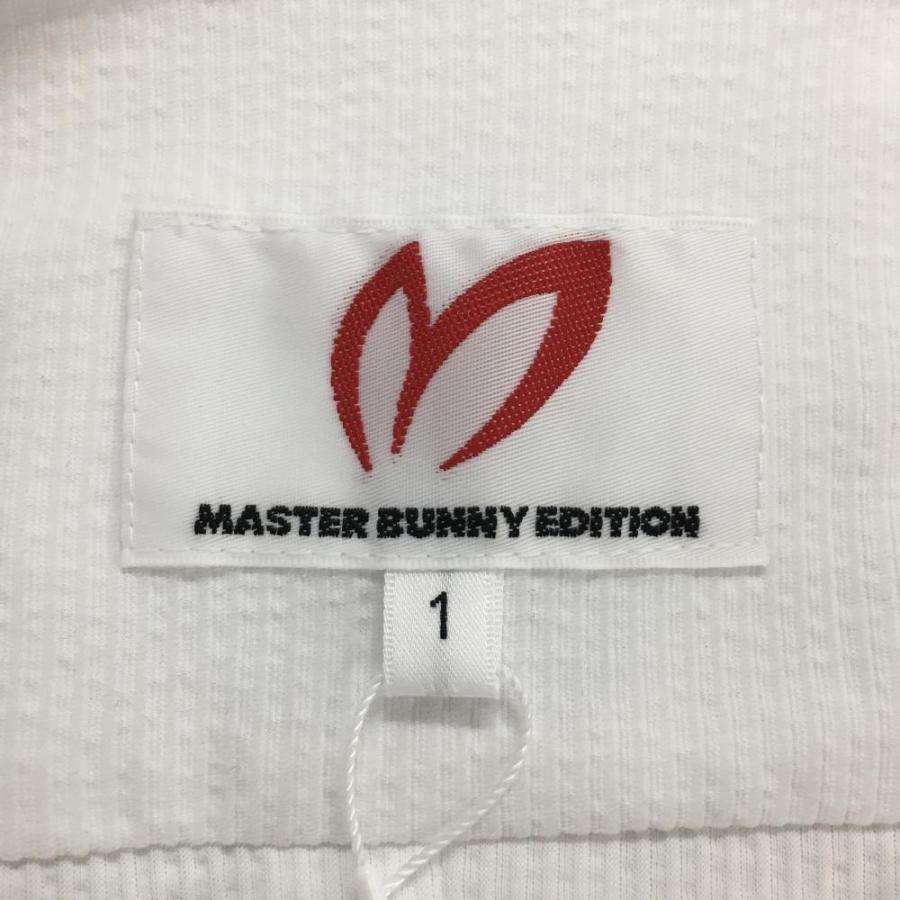 マスターバニー ノースリーブポロシャツ 白 サッカー生地  レディース 1(M) ゴルフウェア 2022年モデル MASTER BUNNY EDITION（新品）／SALE価格の画像