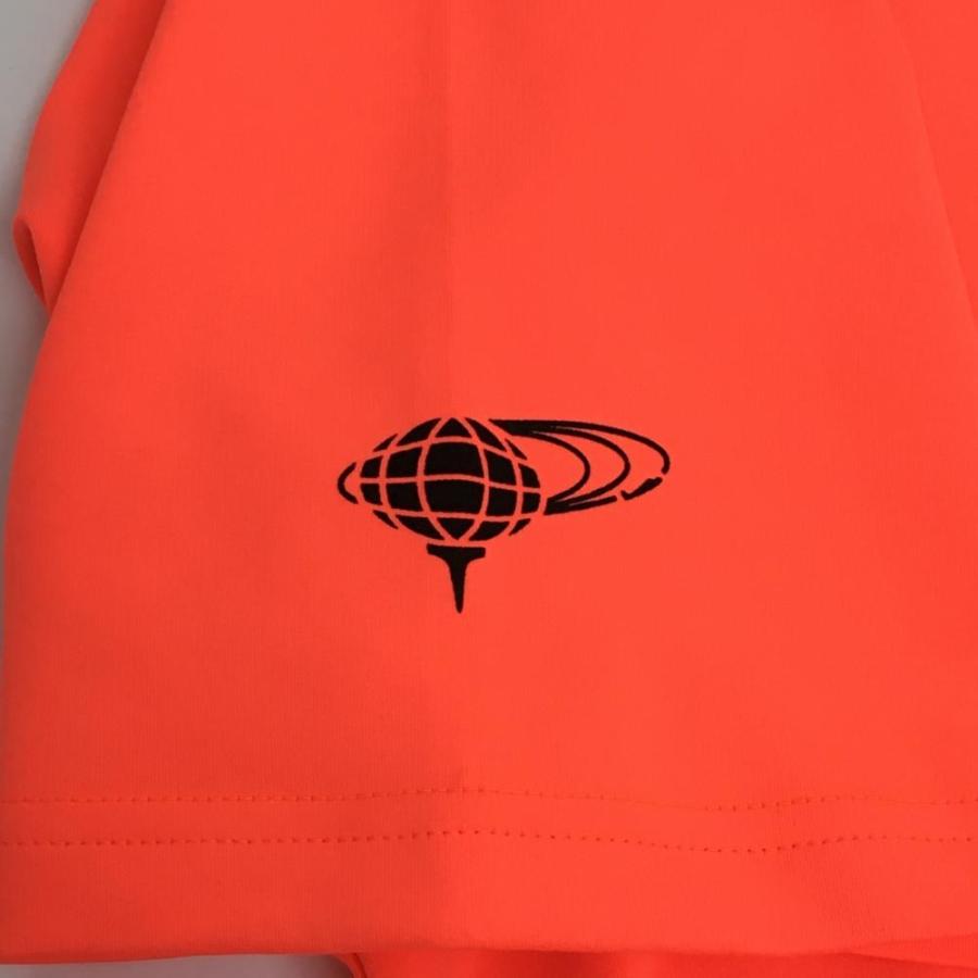 新品未使用　ビームス　ゴルフ　半袖　ハイネック　シャツ　メンズ　Lサイズ BEAMS GOLF 【美品】ビームスゴルフ 半袖ハイネックシャツ 蛍光