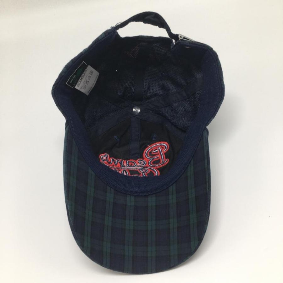 美品BEAMS GOLF キャップ グリーン系 刺繍ロゴ マーカー付 BEAMS（ビームス） ビームスゴルフ マーカー付きキャップ グリーン