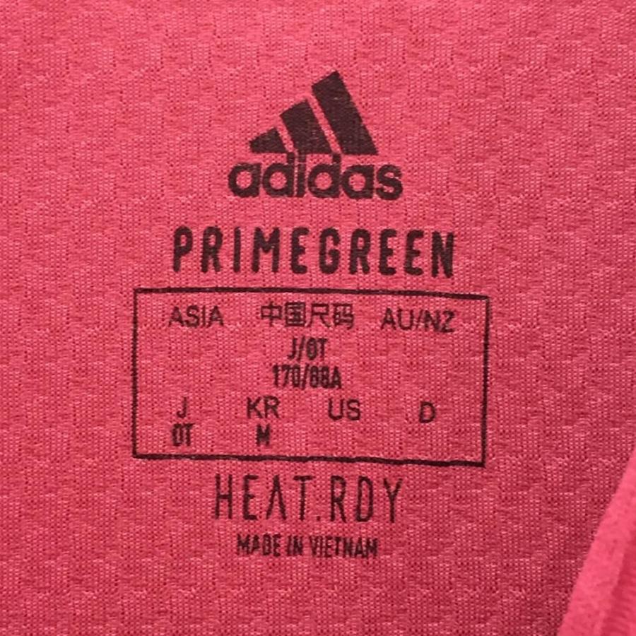 adidas（アディダス） 半袖ポロシャツ ワインレッド 織生地 ロゴ 
